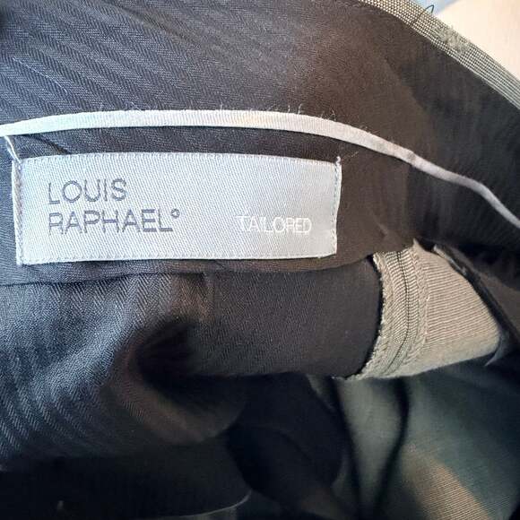 Louis Raphael Tailored Men's Modern Fit Dress Pants Grey 36x30 - Picture 5 of 6